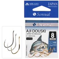 MIKADO Háčik s očkom SENSUAL-AJI DOUSKI Čierny nikel