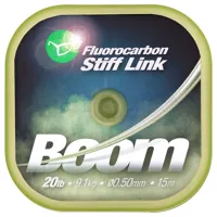 KORDA Fluorocarbon Stiff Link Boom 0.50mm 20lb, 15m