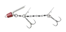 MIKADO Zbrojená montáž Jaws Double Evo Stinger 25kg, Treble Hook veľ. 1/0, záťaž 5/10/15g
