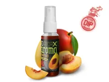 DELPHIN Dipovací sprej AromaX Mango-Broskyňa, 30ml, červený