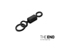 DELPHIN Kaprársky obratlík s krúžkom The End Ring Swivel veľ. 4, 10ks