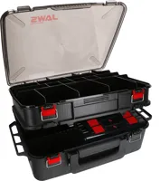 MIKADO Box Two Compartment Jaws Black (47x34x19cm)