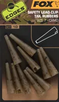 FOX Prevlek Edges Camo Safety Lead Clip Tail Rubbers veľ. 7, 10ks