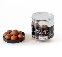 RIVERBAITS Neutrálne vyvážené boilie Bonito SQ 20mm, 150g