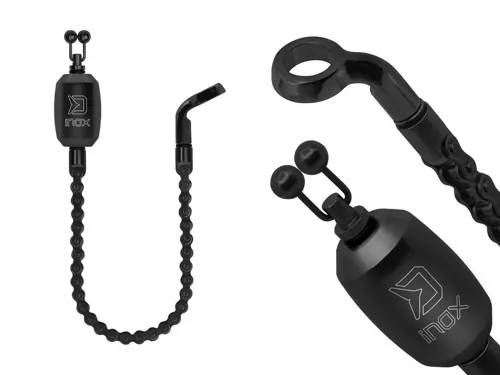 DELPHIN Závesný retiazkový signalizátor Inox Black
