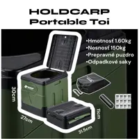 HOLDCARP Prenosná toaleta Portable Toi (1)