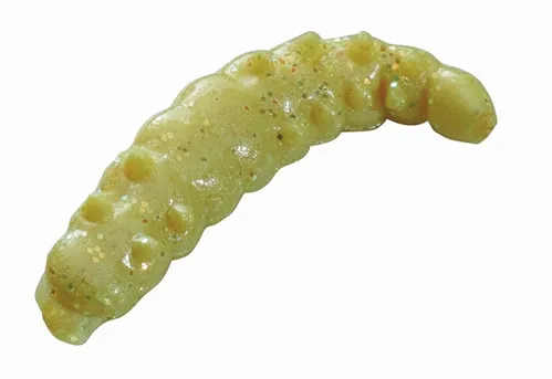 BERKLEY Osie Larvy Powerbait 2.5cm (Cesnak-Žltá)
