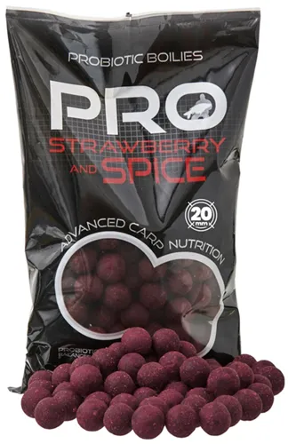 STARBAITS Boilies Pro Strawberry Spice 20mm, 800g