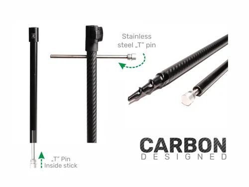 ZFISH Vidlička Carbon Drill Bankstick 1ks