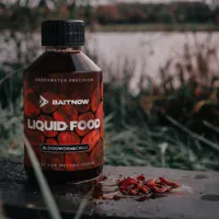BAITNOW Tekutá potrava Liquid Food Bloodworm &amp; Chili 250ml