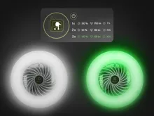 DELPHIN Ventilátor so svetlom Ventix 4400 mAh (7)