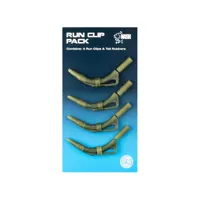 NASH  Závesky Run Clip Pack Weed Green, 4ks