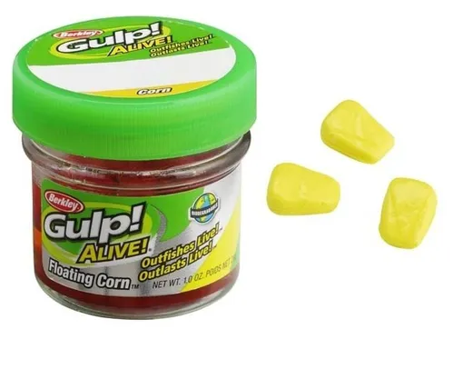 BERKLEY Kukurica plávajúca žltá Gulp! Alive 50ks