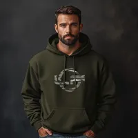 LF COLLECTION Mikina zelená, Camo LF