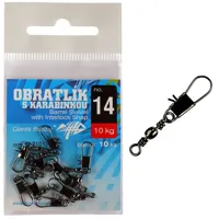 GIANTS FISHING Obratlík s karabinkou (10ks)
