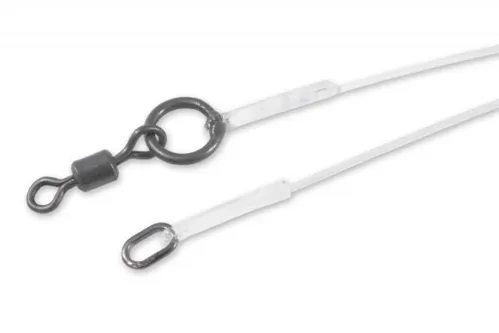 CARP´R´US 360° Stiff Link Oval Ring & 360° Swivel 16.5cm, 50lb (2ks)