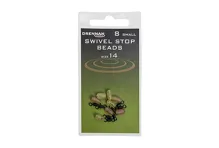 DRENNAN Obratlík s korálkom Swivel Stop Beads, Small, 8ks