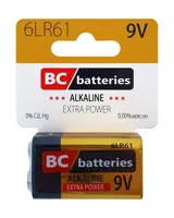 BC BATTERIES 6LR61 Extra Power Alkalická 9V 1ks