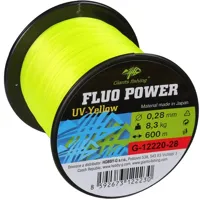 GIANTS FISHING Vlasec Fluo Power UV-Yellow 600m