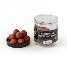 RIVERBAITS Neutrálne vyvážené boilie Španiel 20mm, 150g