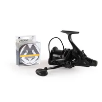 MIKADO Kaprový navijak M-ka FR Carp 8005 + vlasec Dreamline Carp 0.30mm, 600m