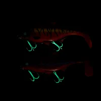 MIKADO Zbrojená montáž Jaws Double Evo Stinger Fluo XL 35kg, Treble Hook veľ. 2/0, 1ks (1)