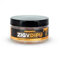 MIKBAITS Zig ultra plávajúce boilie v dipe Půlnoční pomeranč 15mm, 10ks
