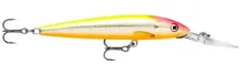 RAPALA Wobler Down Deep Husky Jerk Clown Silver 10cm, 11g (neutrálny, zvukový)