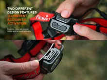 FENIX Nabíjateľná čelovka HP12R-T celočierna (6)