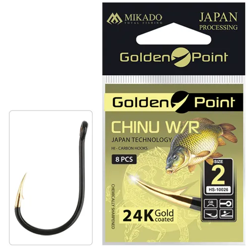 MIKADO Háčik GOLDEN POINT-CHINU s očkom