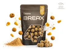 DELPHIN Boilies BreaX NutCake Tigrí orech Scopex Sladká kukurica,300g