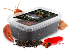 DELPHIN Pellet box Reaxe READY&amp;GO Losos-Rak, 400g