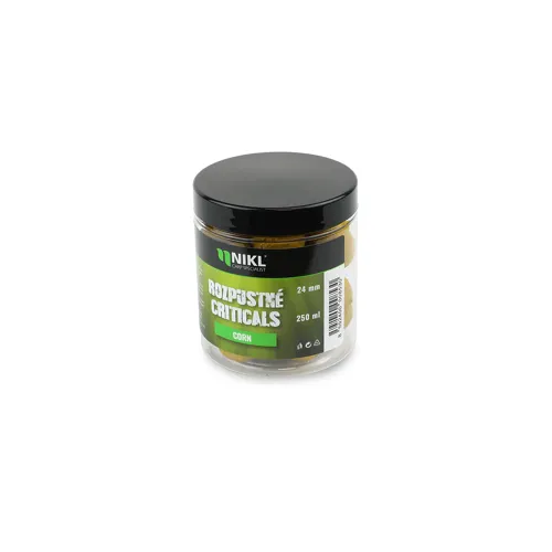 NIKL Rozpustné Criticals boilie Corn 250ml