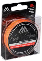 MIKADO Pletená šnúra KENDO SHINE fluo oranžová (150m)