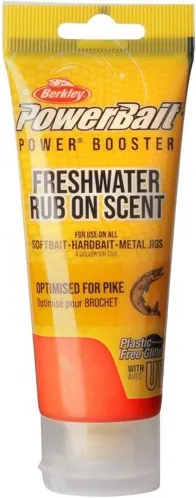 BERKLEY Gel Powerbait Pike Fishoil Orange Gold Flake 80 ml
