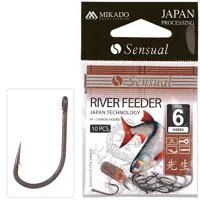 MIKADO Háčik s očkom Sensual River Feeder, 10ks