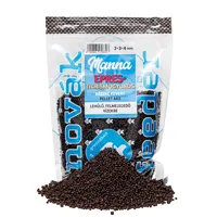 NOVÁK FEEDER Manna Pelet Mix 2-3-4mm Jahoda tigrí orech na Studenú vodu, 600g