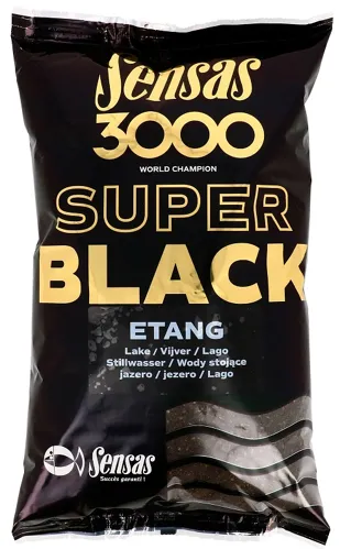 SENSAS Krmivo  3000 Super Black, jezero čierne (1kg)