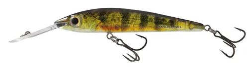 SALMO Wobler RATTLIN STING DEEP RUNNER Real Yellow Perch 9cm (plávajúci)
