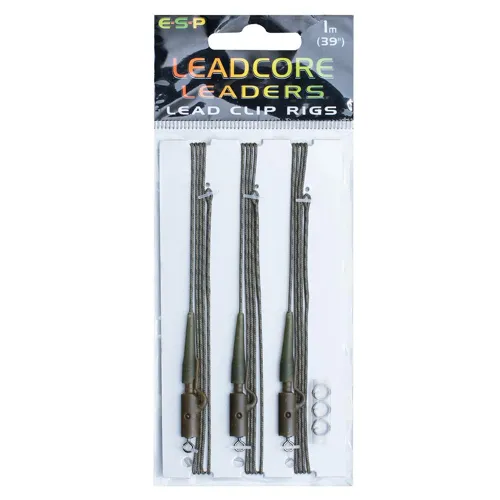 ESP Nadväzec - Leadcore Lead Clip Weedy Green 1m