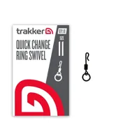 TRAKKER Obratlík s krúžkom Quick Change Ring Swivel veľ.11,  10ks