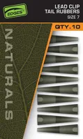 FOX Prevlek Naturals Lead Clips Tail Rubbers veľ.7, 10ks