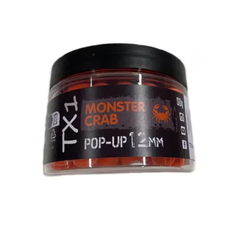 SHIMANO Bait TX1 Pop-up Monster Crab 12mm, Orange, 50g