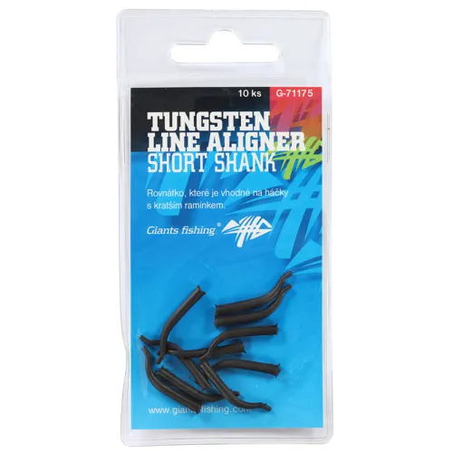 GIANTS FISHING Rovnátka na háčik Tungsten Line Aligner Short Shank 10ks (háčik 6-12)