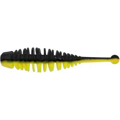 BERKLEY Gumová nástraha Powerbait Power Naiad 3cm Black/Sunshine Yelllow, 12ks