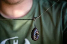GIANTS FISHING Montáž Safety Sleeve with Ring Clip a Swivel 5ks (2)