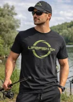 LF COLLECTION Tričko Lifefish.sk čierne
