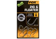 FOX Háčiky Edges Zig &amp; Floater Hooks, 10ks