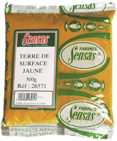 SENSAS Hlina Terre de surface žltá 0.5kg