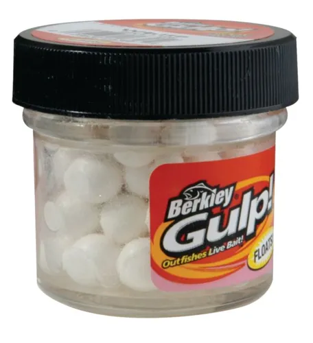 BERKLEY Nástraha Ikry Glup! Salmon Eggs White 1cm 16g